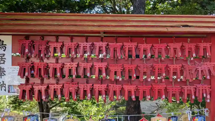 虻田神社の鳥居