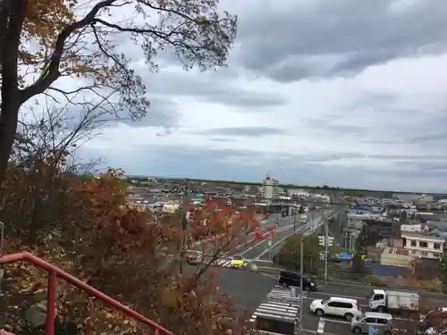 星置神社の景色