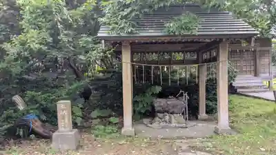 天塩厳島神社の手水舎