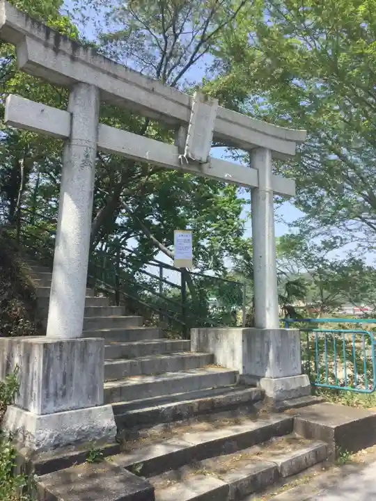 女浅間神社の鳥居