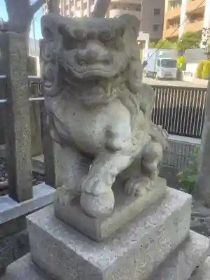 桃ノ木神社の狛犬