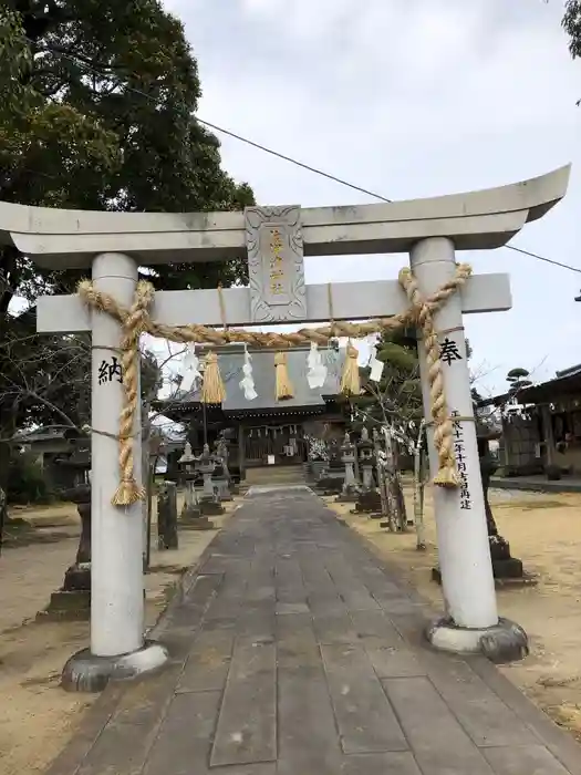 佐伊津神社の鳥居