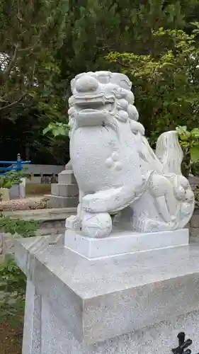 霧多布神社の狛犬