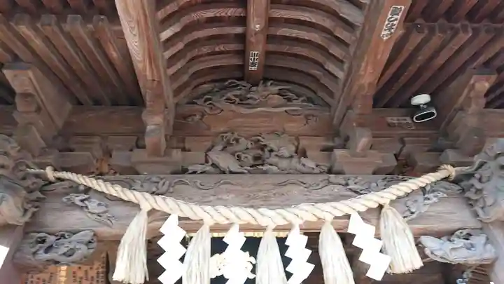 白旗神社の芸術