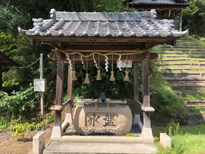 神吉八幡神社の手水舎