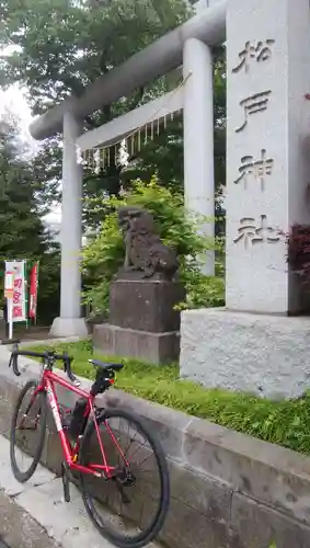 松戸神社の鳥居