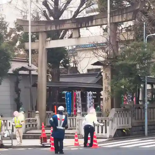 鳥越神社の鳥居