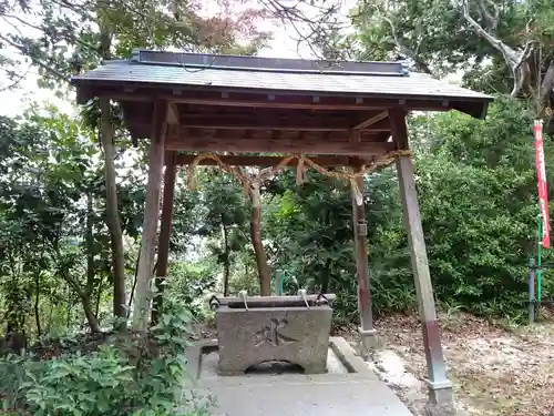 神明社（古場神明社）の手水舎