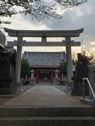 若雷神社の鳥居