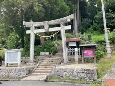 湯野神社の鳥居
