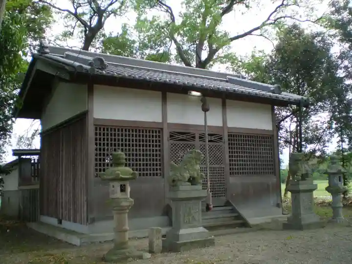 岐多志太神社(村屋坐彌冨都比賣神社摂社)の本殿・本堂