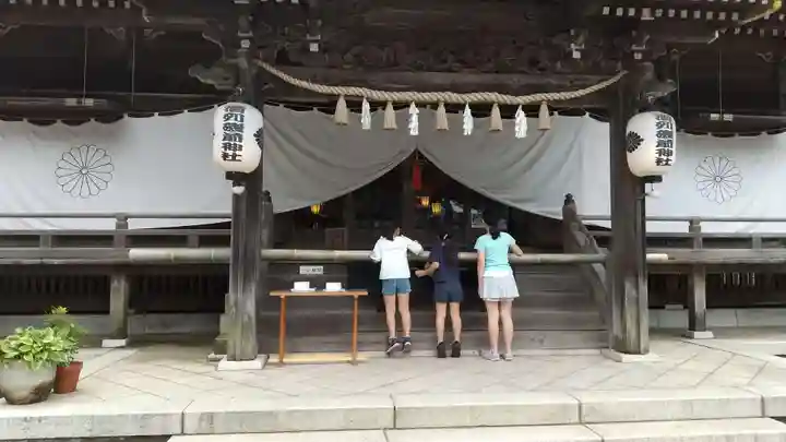 酒列磯前神社の本殿・本堂