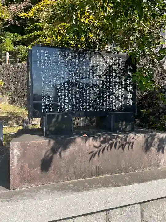 八劔神社(大森)の歴史