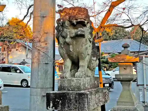 針綱神社の狛犬