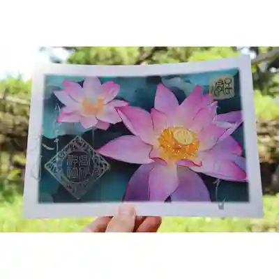 夏詣御朱印【蓮】