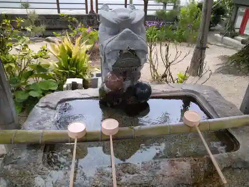 藤田神社[旧児島湾神社]の手水