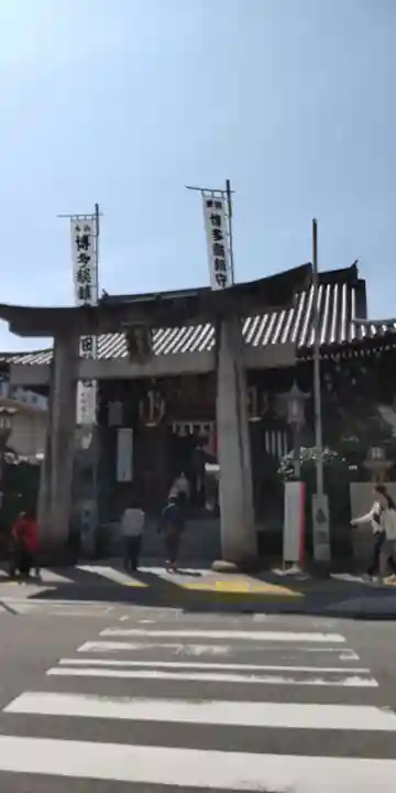 櫛田神社の鳥居