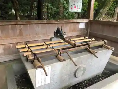 積田神社の手水舎