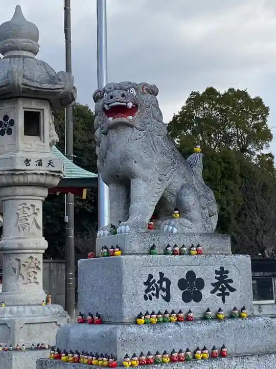 上野天満宮の狛犬
