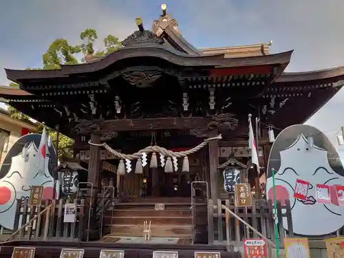 溝口神社の本殿・本堂
