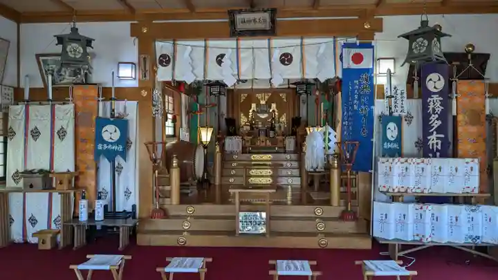 霧多布神社の本殿・本堂