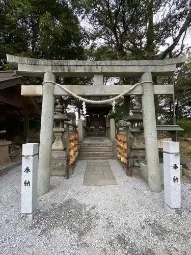 阿智神社の鳥居