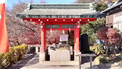 足利織姫神社の手水舎