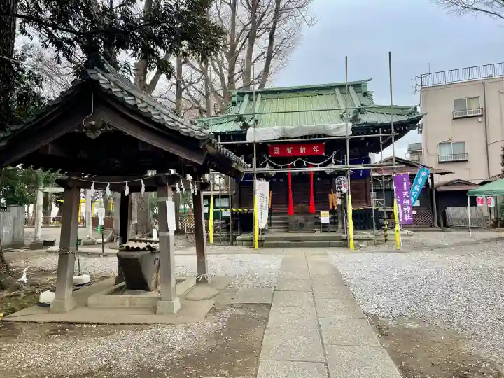 天祖神社(上目黒天祖神社)の{uncategorized: "未分類", other: "その他", undefined: "問題あり", building: "その他建物", grave: "お墓", sacred_gate: "鳥居", guardian: "狛犬", statue: "像", buddha: "仏像", history: "歴史", nature: "自然", garden: "庭園", animal: "動物", pagoda: "塔", temizu: "手水舎", mountain_gate: "山門・神門", sanctuary: "本殿・本堂", subordinate: "末社・摂社", art: "芸術", scenery: "景色", jizo: "地蔵", ema: "絵馬", goshuin: "御朱印", omikuji: "おみくじ", items: "授与品その他", amulet: "お守り", goshuincho: "御朱印帳", eats: "食事", festival: "お祭り", votive_dance: "神楽", shichigosan: "七五三参", wedding: "結婚式", experience: "体験その他", initially: "初詣", around: "周辺", anti_infection: "感染症対策"}