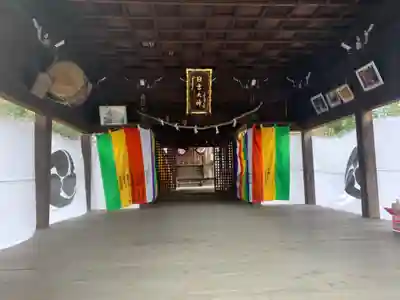 日吉神社の本殿・本堂