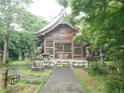 櫟江神社の本殿・本堂