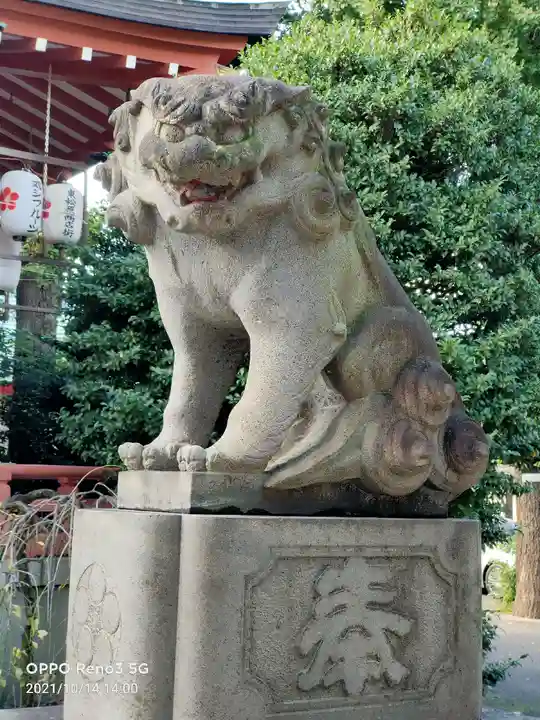 菅原神社の狛犬