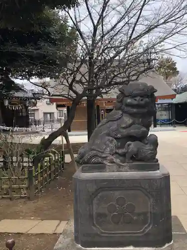 新井天神北野神社の狛犬