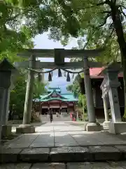 多摩川浅間神社の鳥居