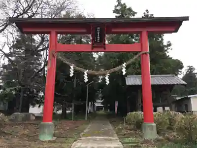 二宮赤城神社の鳥居