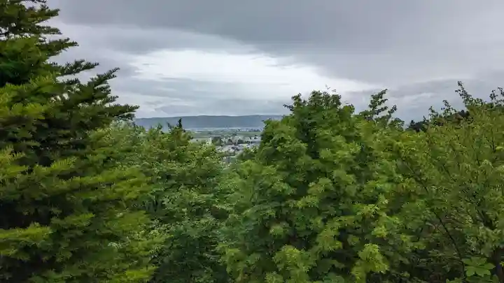 中富良野神社の景色