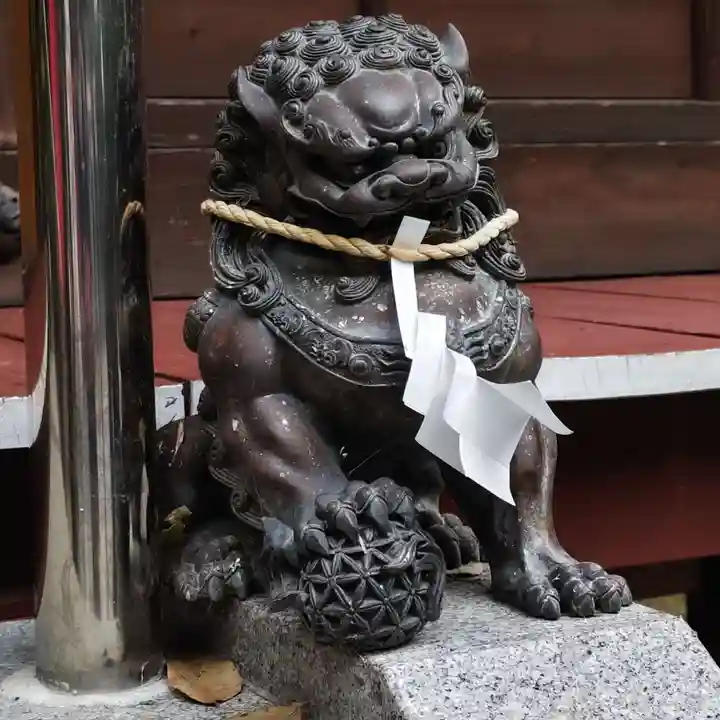 有明温泉神社の狛犬
