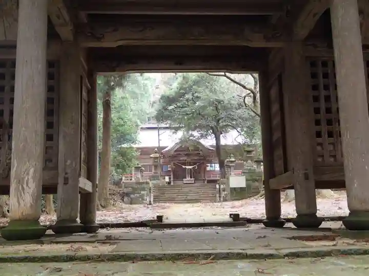 桙衝神社の山門・神門