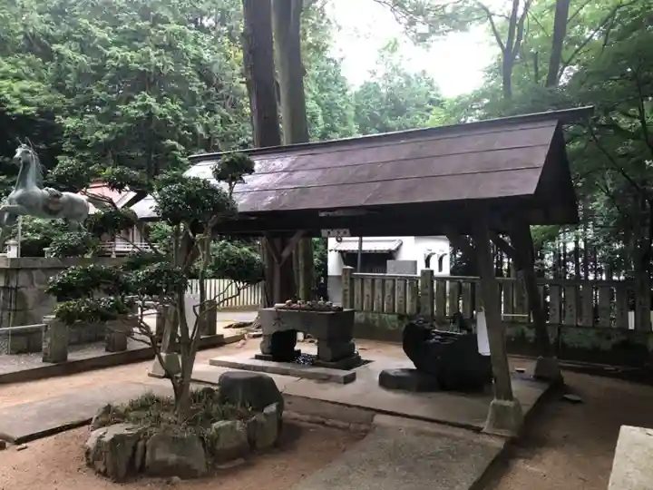 白山神社の手水舎