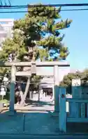 竹塚神社の鳥居