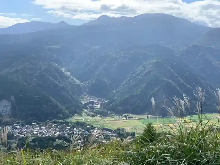 大室山浅間神社の景色