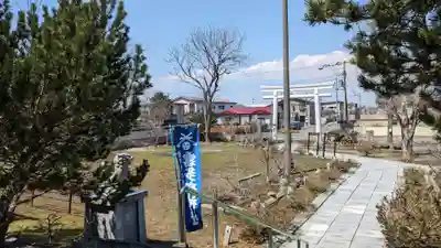 霧多布神社の景色