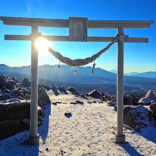 車山神社の鳥居