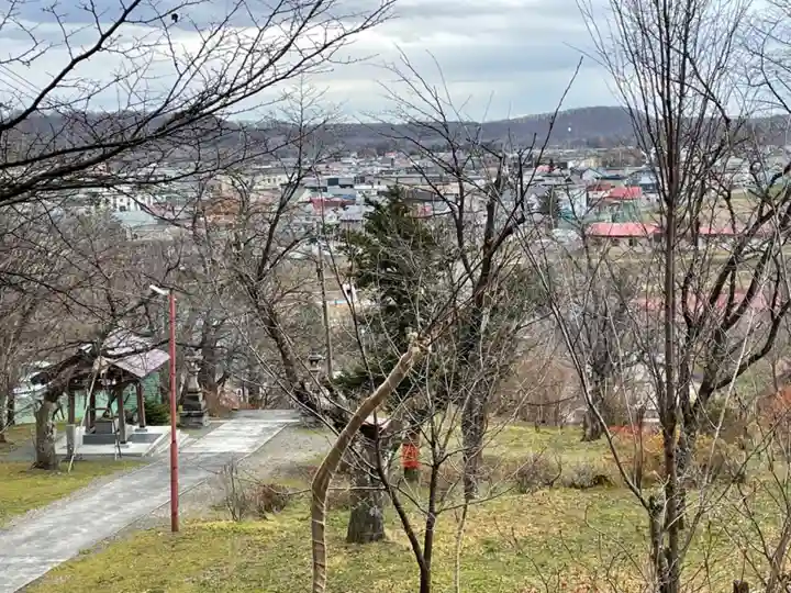 新得神社の景色