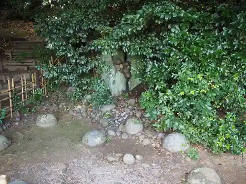 飽波神社の庭園