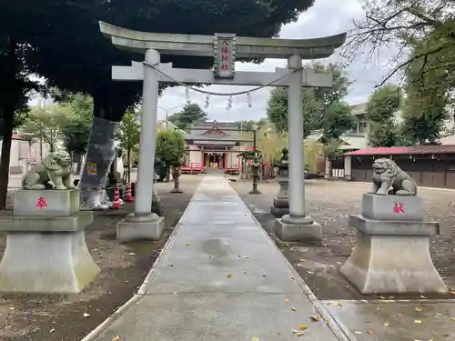 本町南町八幡神社の鳥居