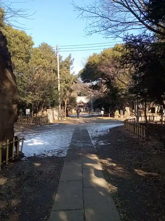 畑子安神社の自然
