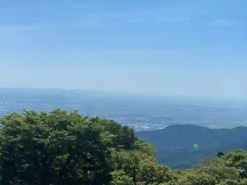 大山阿夫利神社の景色