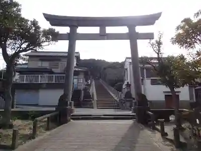 川口神社の鳥居