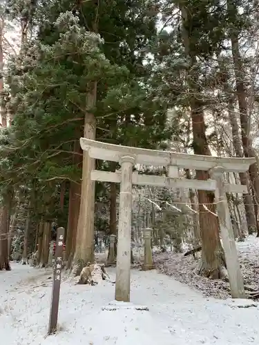 桜松神社の鳥居