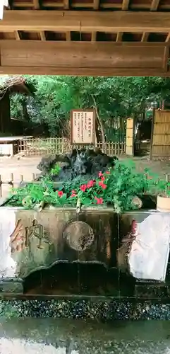 畑子安神社の手水舎
